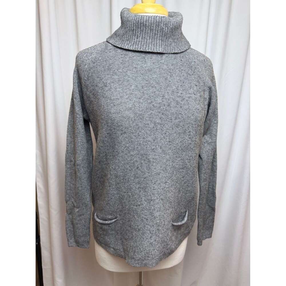 lovestitch Gray Turtleneck Sweater, Medium